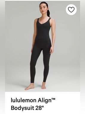 Lululemon align bodysuit 28” in black